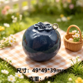 Realistic Resin Blueberry Charm – DIY Berry Fruit Pendant for Keychains, Bags & Crafts