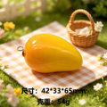 Realistic Resin Mango Charm – DIY Tropical Fruit Pendant for Keychains, Bags & Crafts